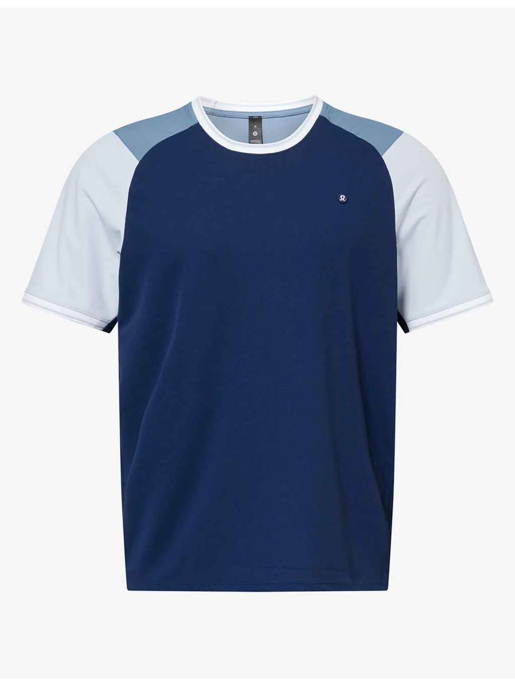 UV-Protective Textured Mesh Tennis Woven T-Shirt - 1