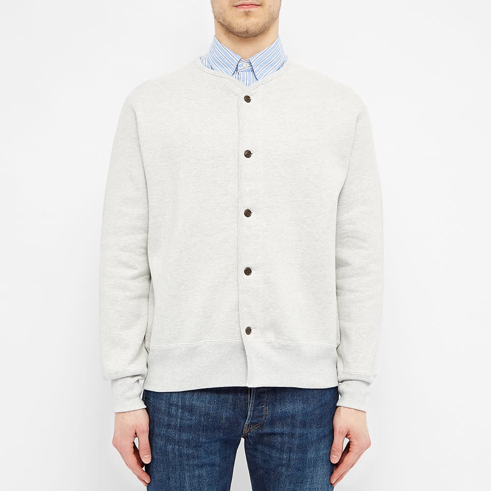 The Real McCoy's U.S.N. Loopwheel Cotton Cardigan - 3