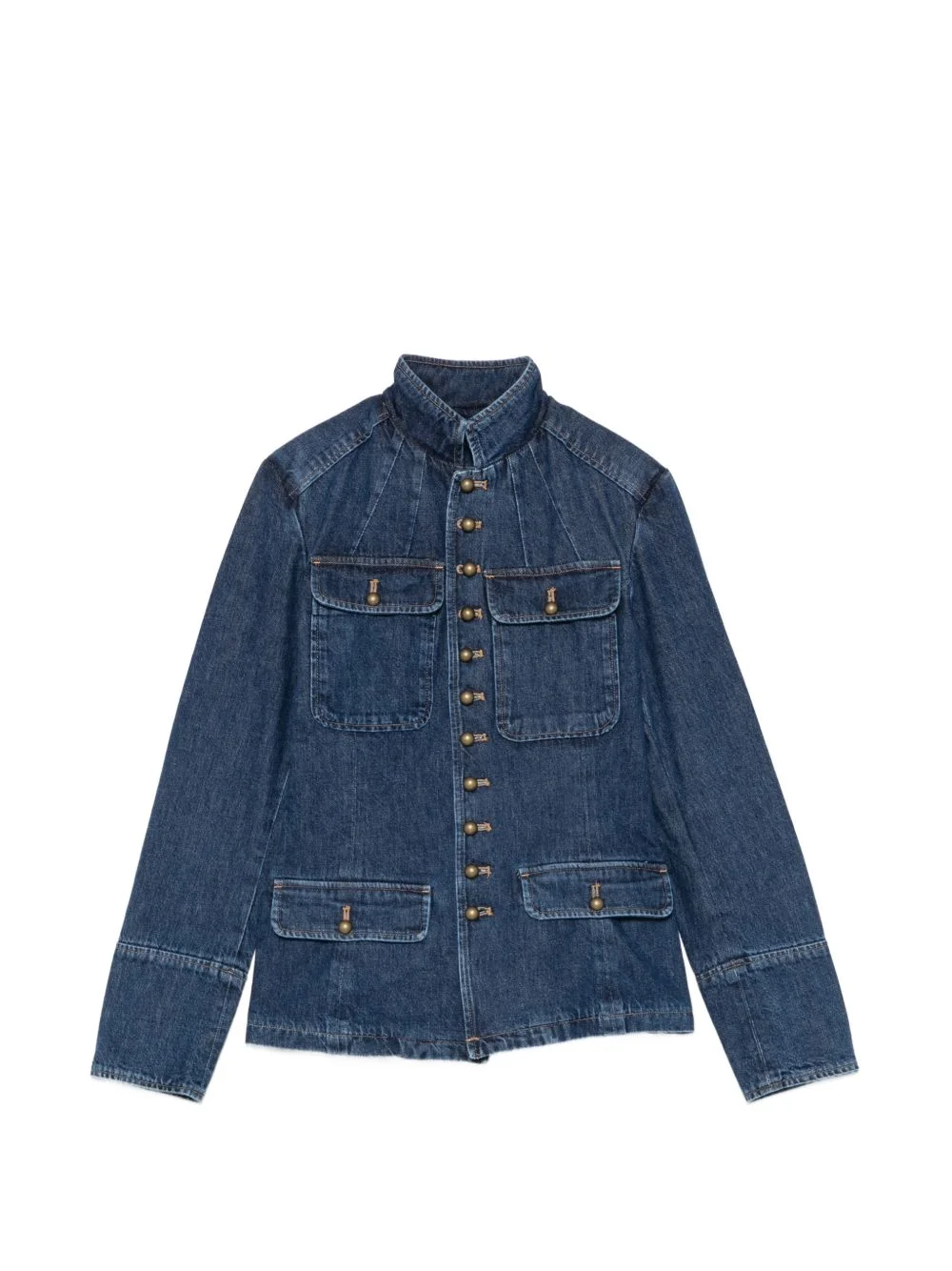 burron-fasteningdenim jacket - 1