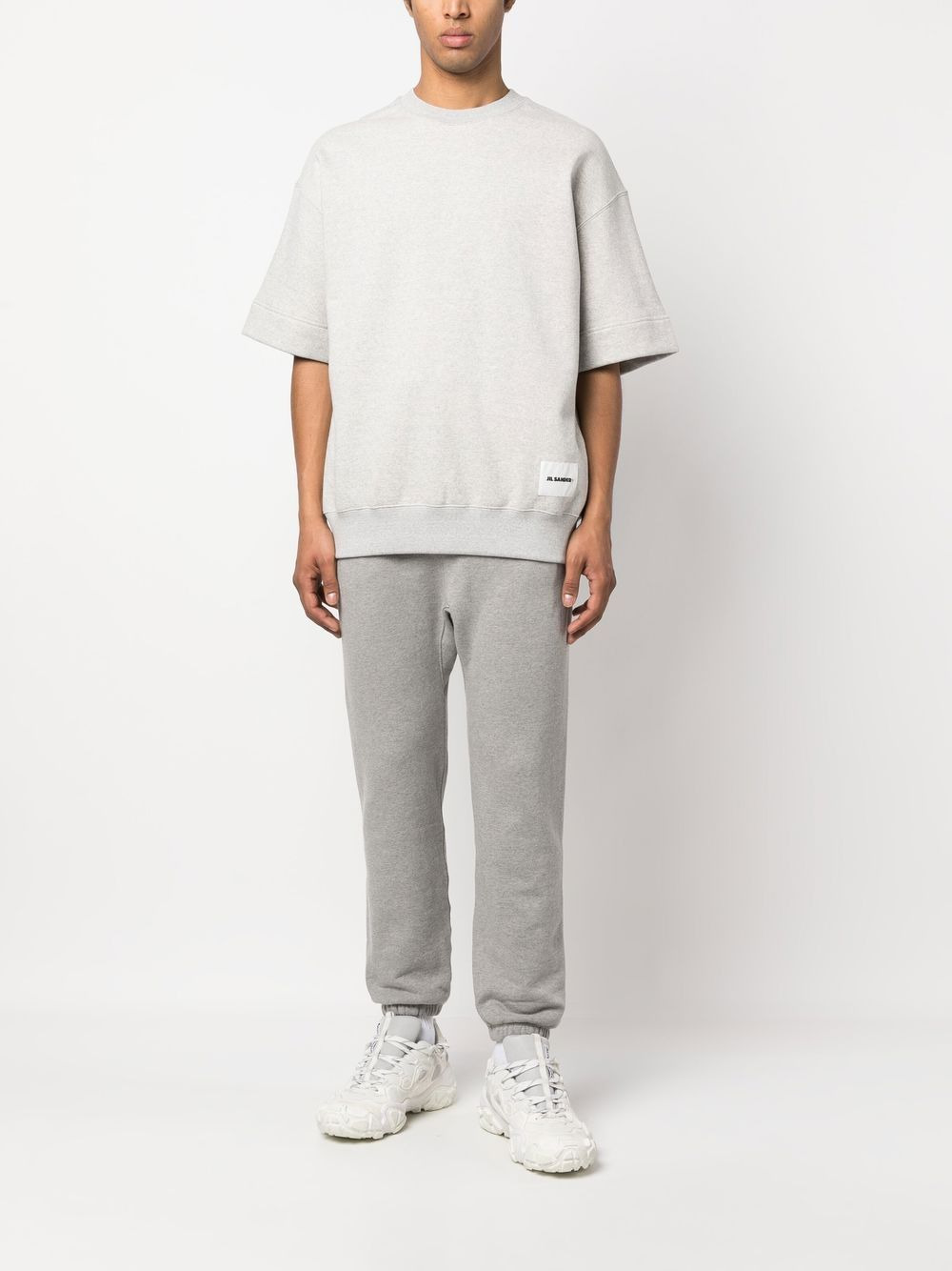 short-sleeve cotton sweatshirt - 2
