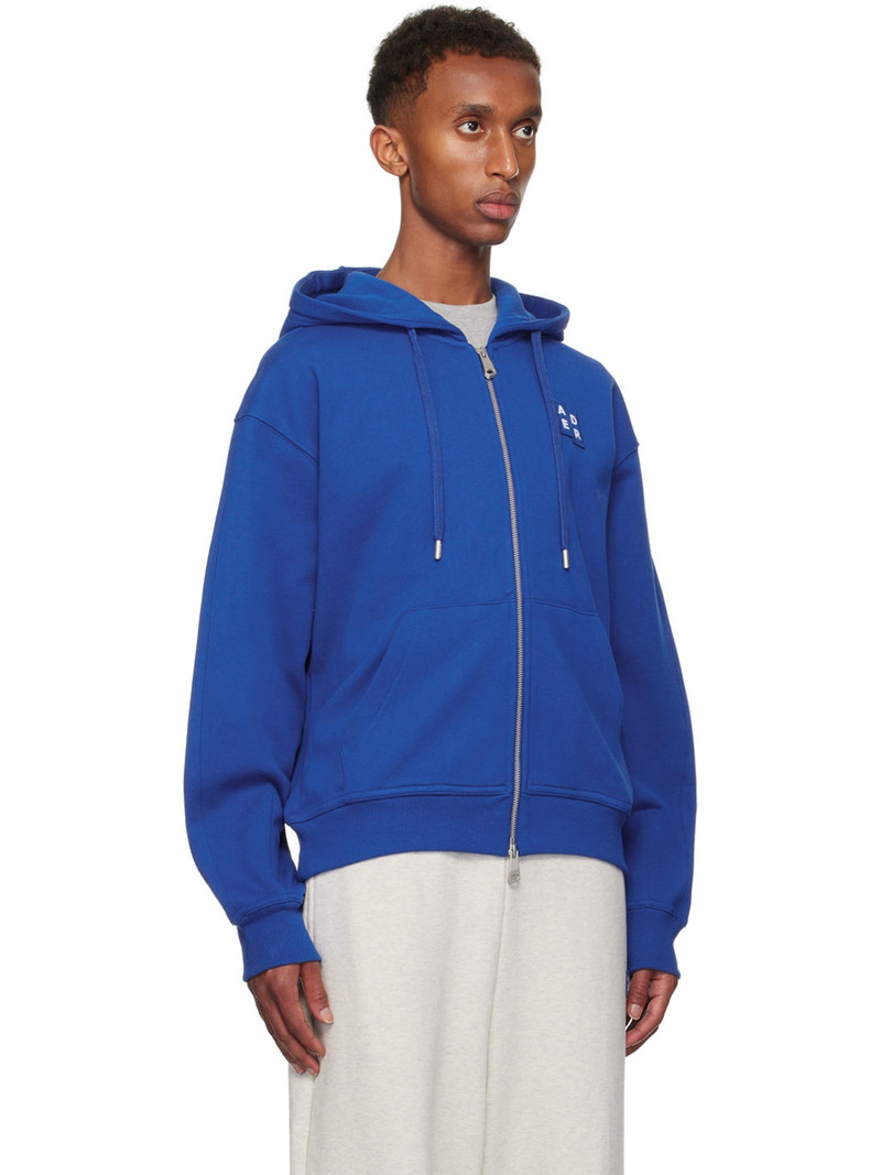 Blue TRS Tag 02 Zip-Up Hoodie 2