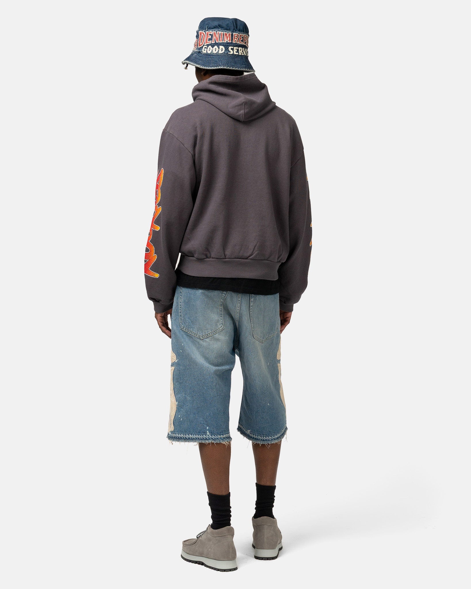 14oz Denim 5P Shorts (BONE) PRO - 4