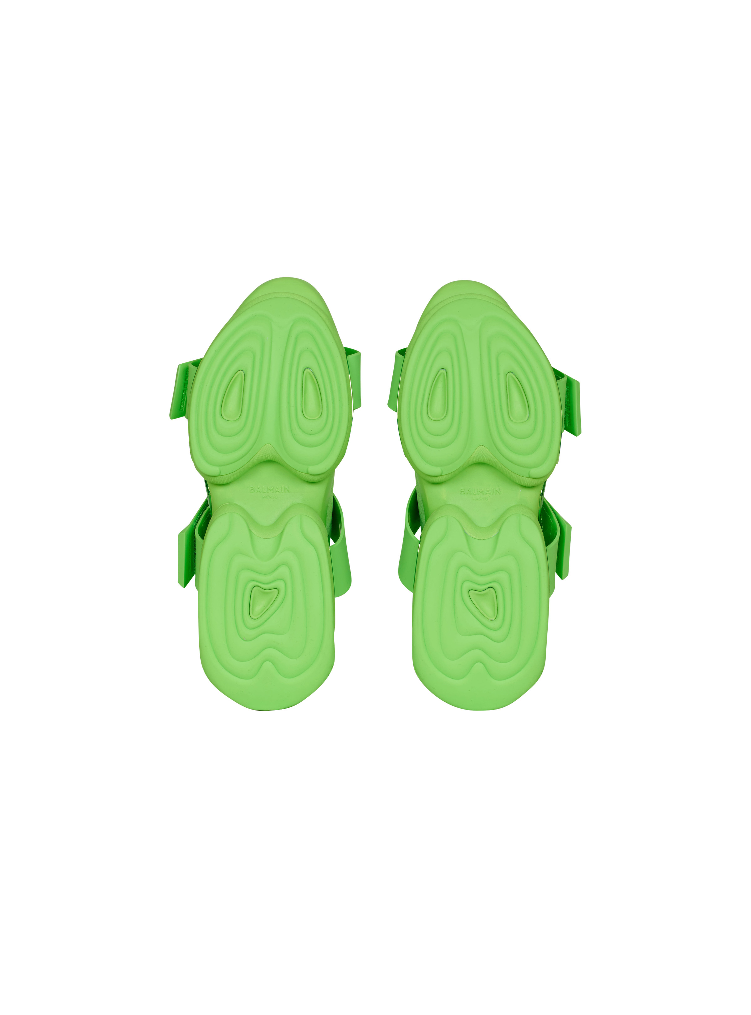 Neoprene and knit B-Bold high-top sneakers with straps - 4