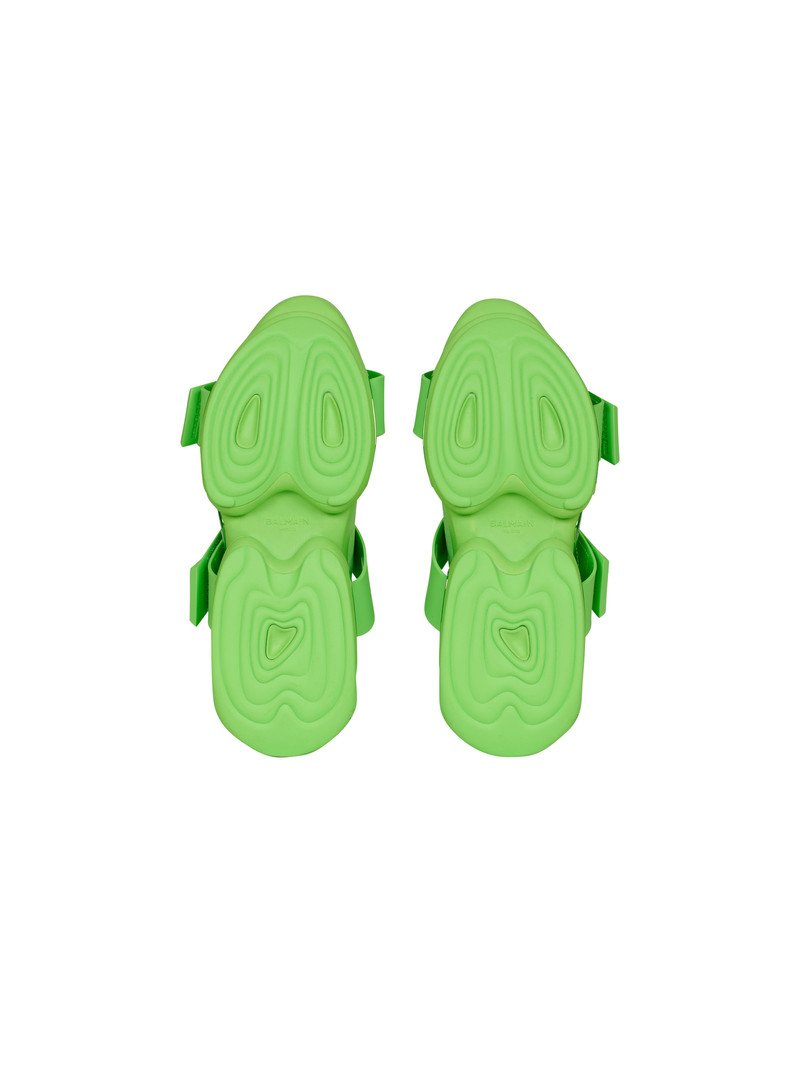 Neoprene and knit B-Bold high-top sneakers with straps 4