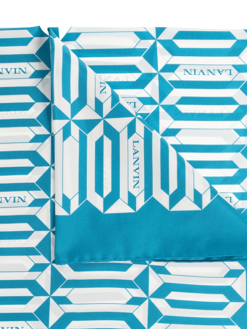 Lanvin geometric-printed scarf outlook