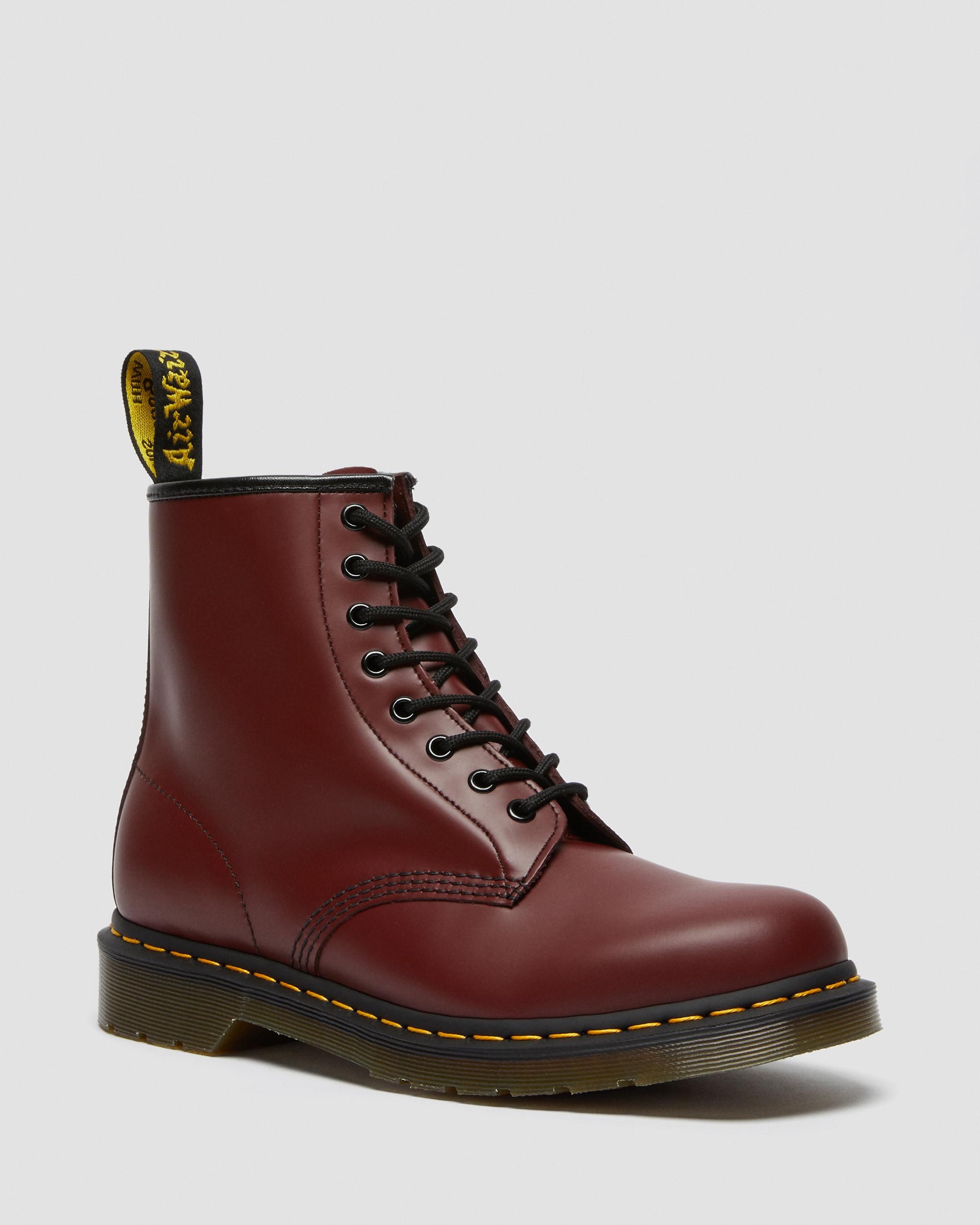 1460 Smooth Leather Lace Up Boots - 5
