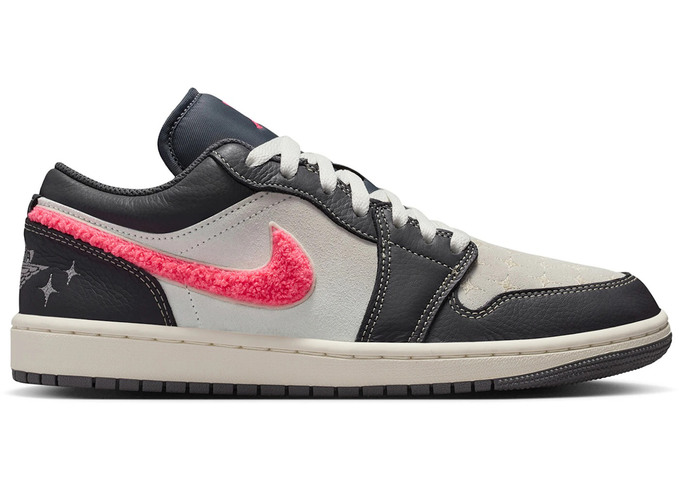 Jordan 1 Low Light Graphite Hot Punch (Women's) - 1