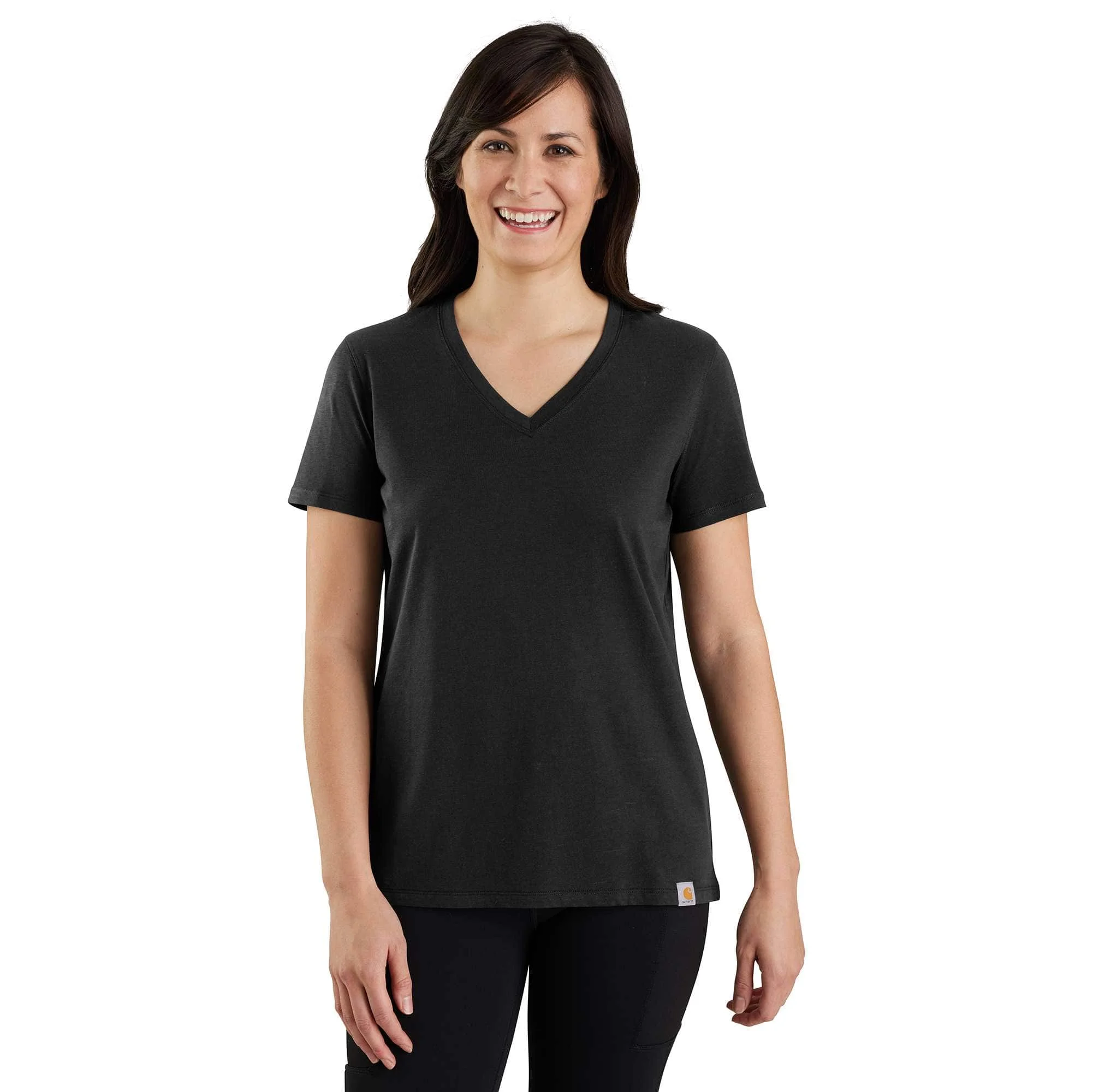 Women's TENCEL™ Fiber Series Relaxed Fit Short-Sleeve V-neck T-Shirt - 1