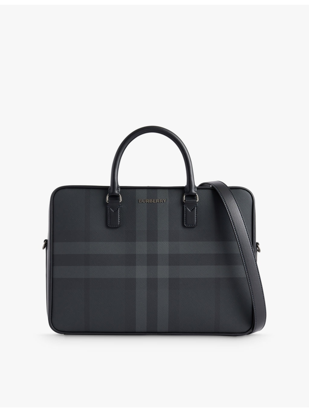 Ainsworth faux-leather briefcase - 1