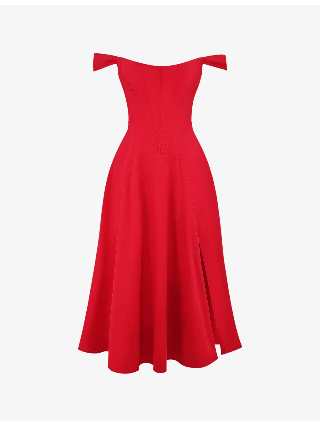 Saira floral-print cotton-blend midi dress - 1