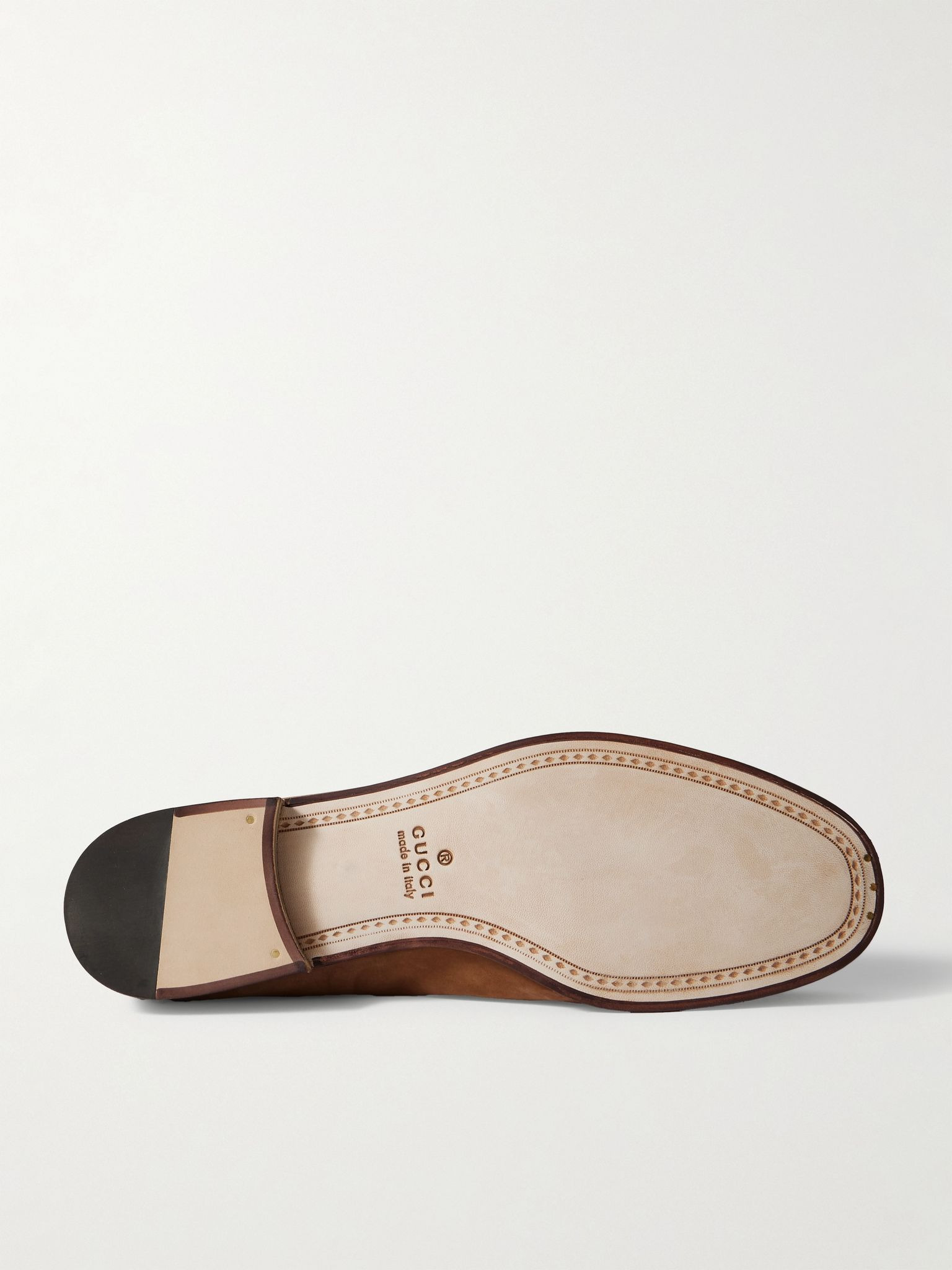 Gigi Horsebit Suede Loafers Brown - 3