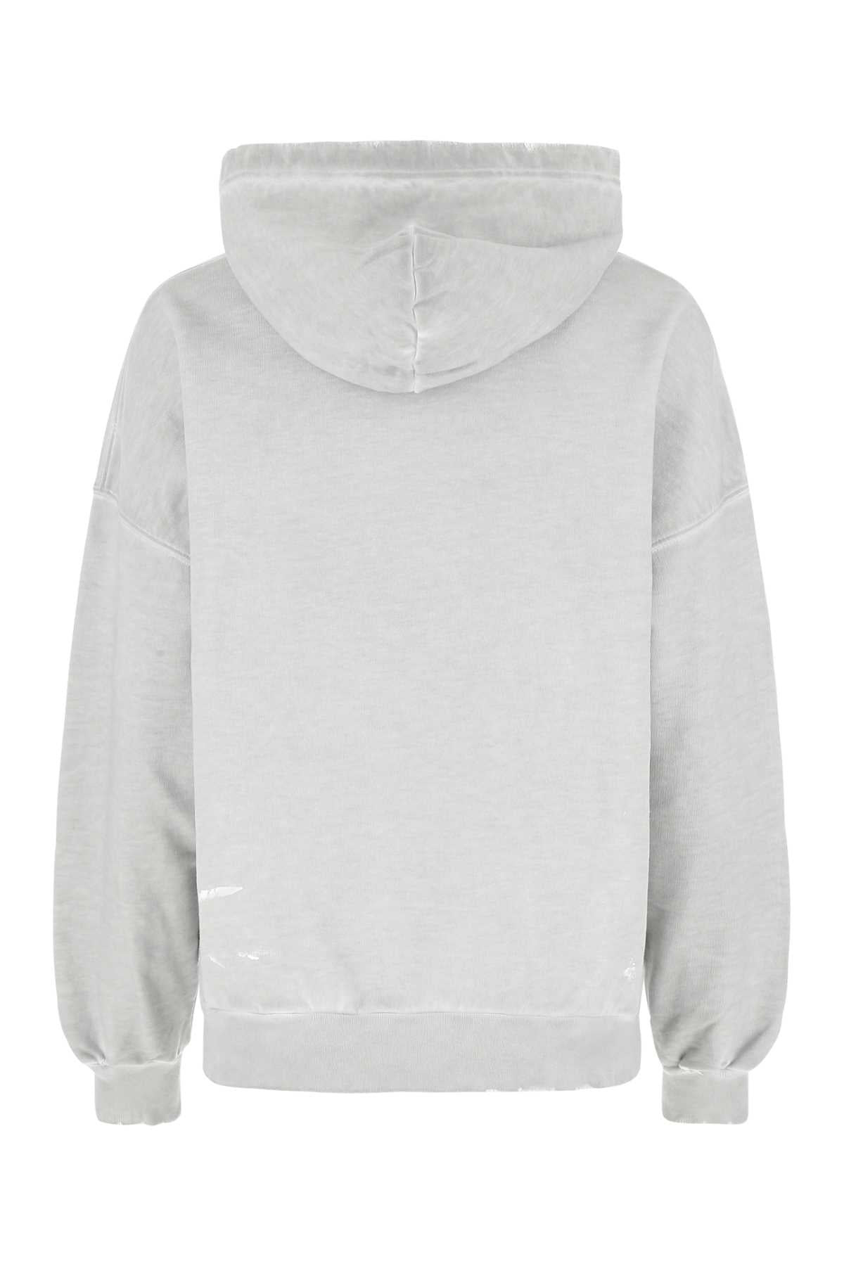 Balenciaga Women Grey Cotton Oversize Sweatshirt - 2