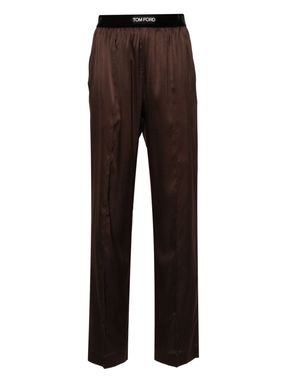 Satin silk pajama pants - 1