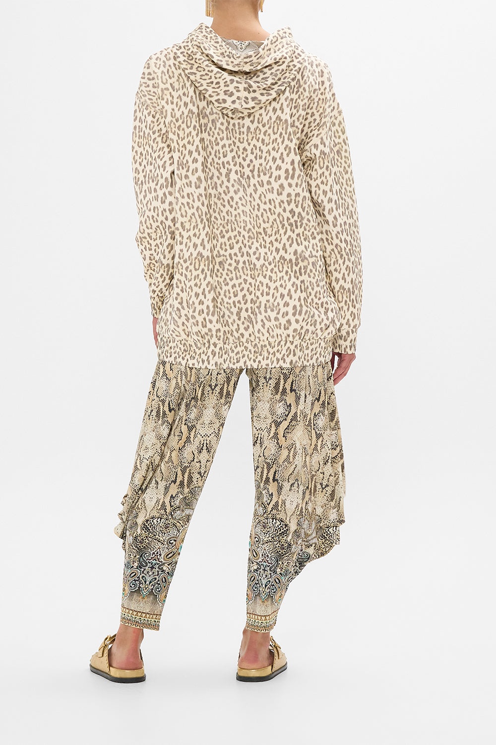 JERSEY DRAPE PANT WITH POCKET - 3