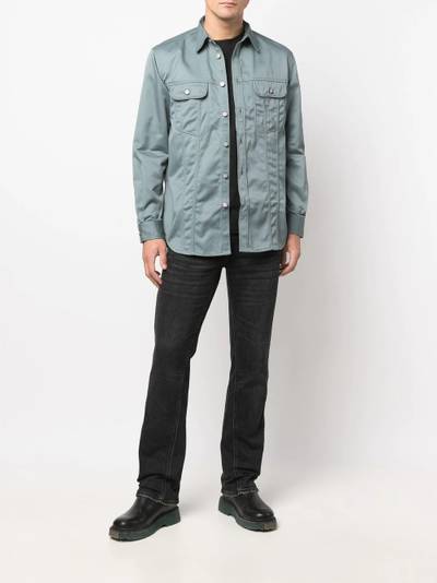 Diesel twill western denim shirt outlook