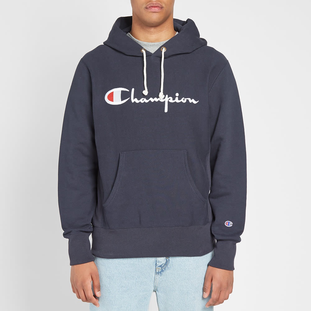 Champion Reverse Weave Script Logo Hoody - 5