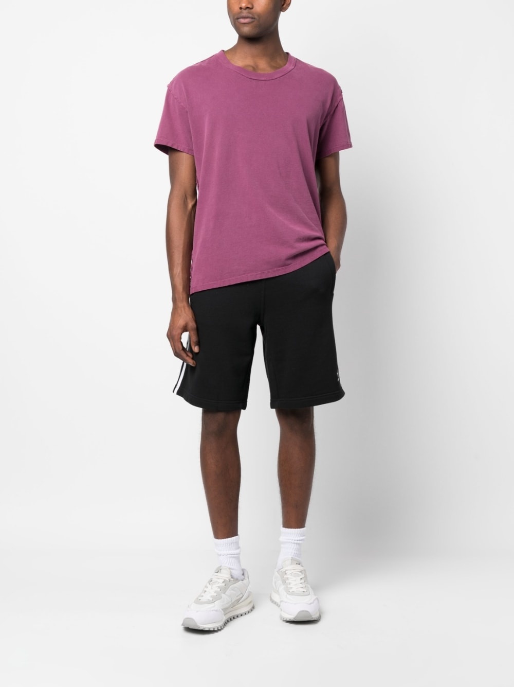 stripe-detailing track shorts - 2