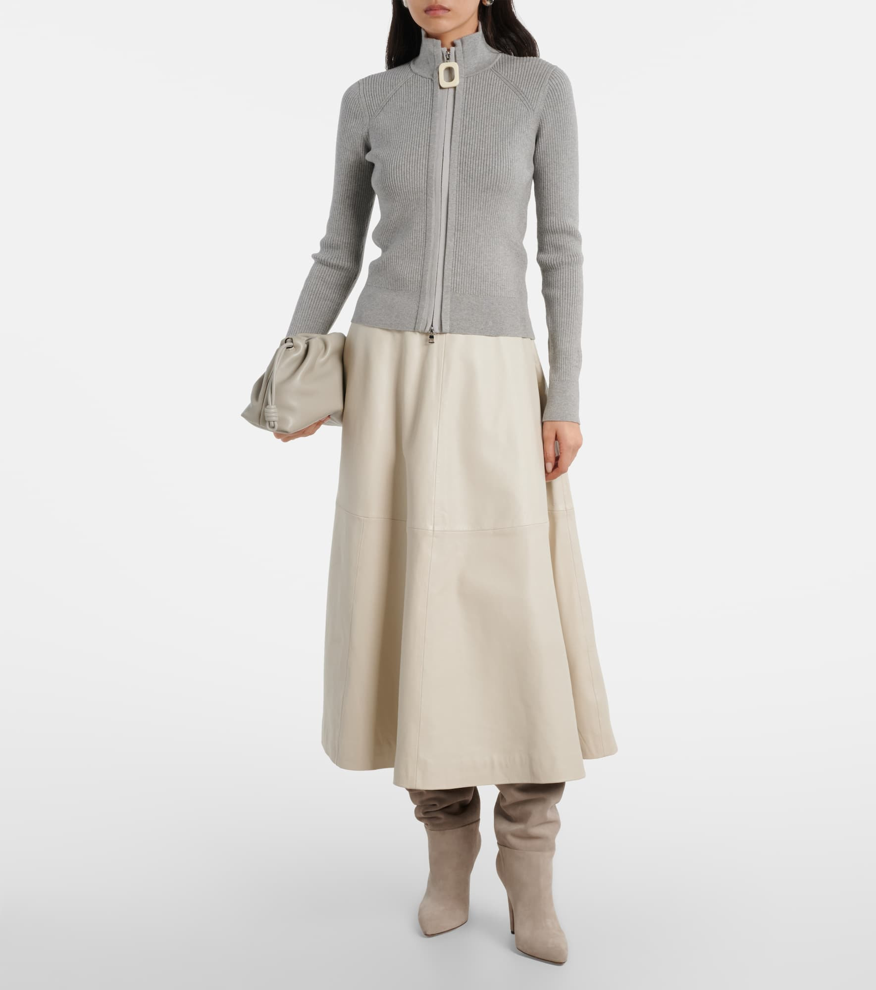 Elsa 100 suede over-the-knee boots - 3