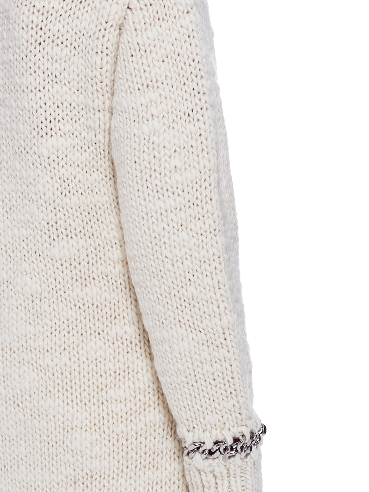 Elongated Knitted Cardigan - 4