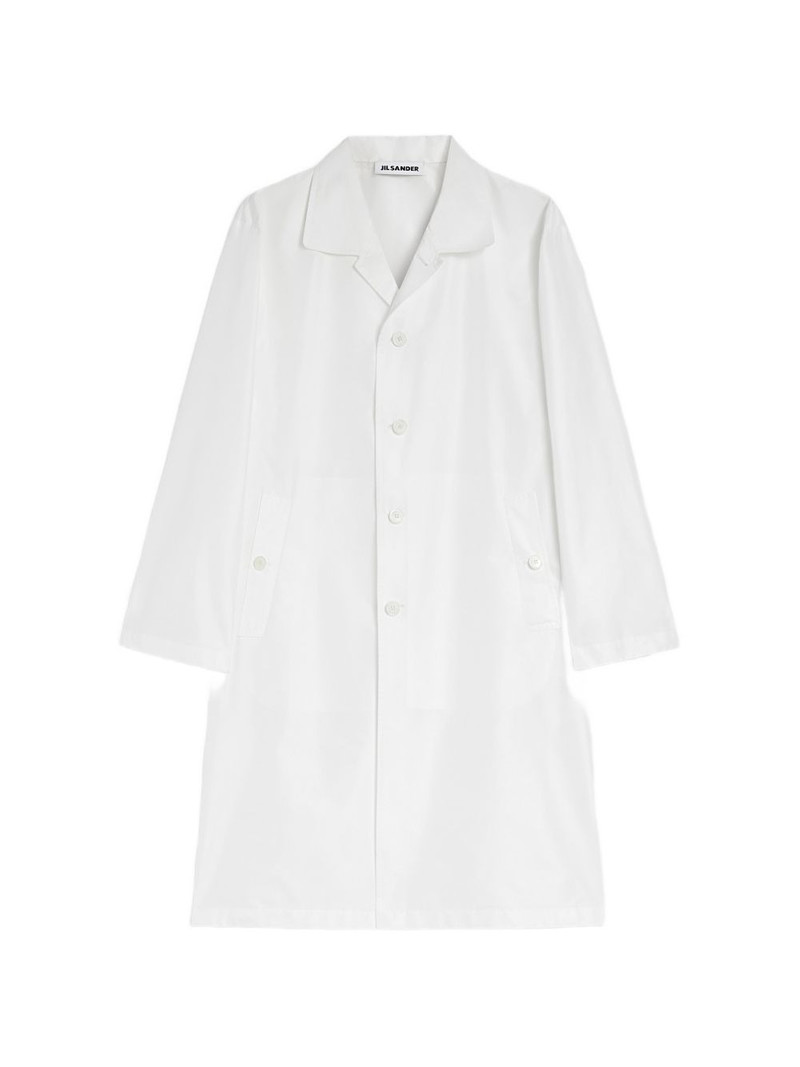single-breasted button technical coat 1