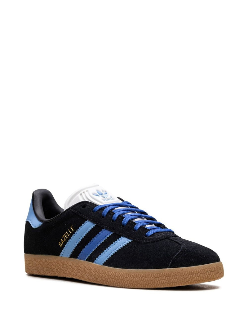 adidas Gazelle "Black/Light Blue" sneakers outlook