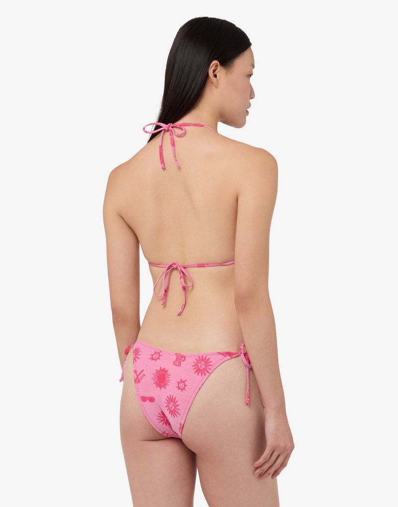 TERRY CLOTH SWIM BRIEFS WITH TIES 1
