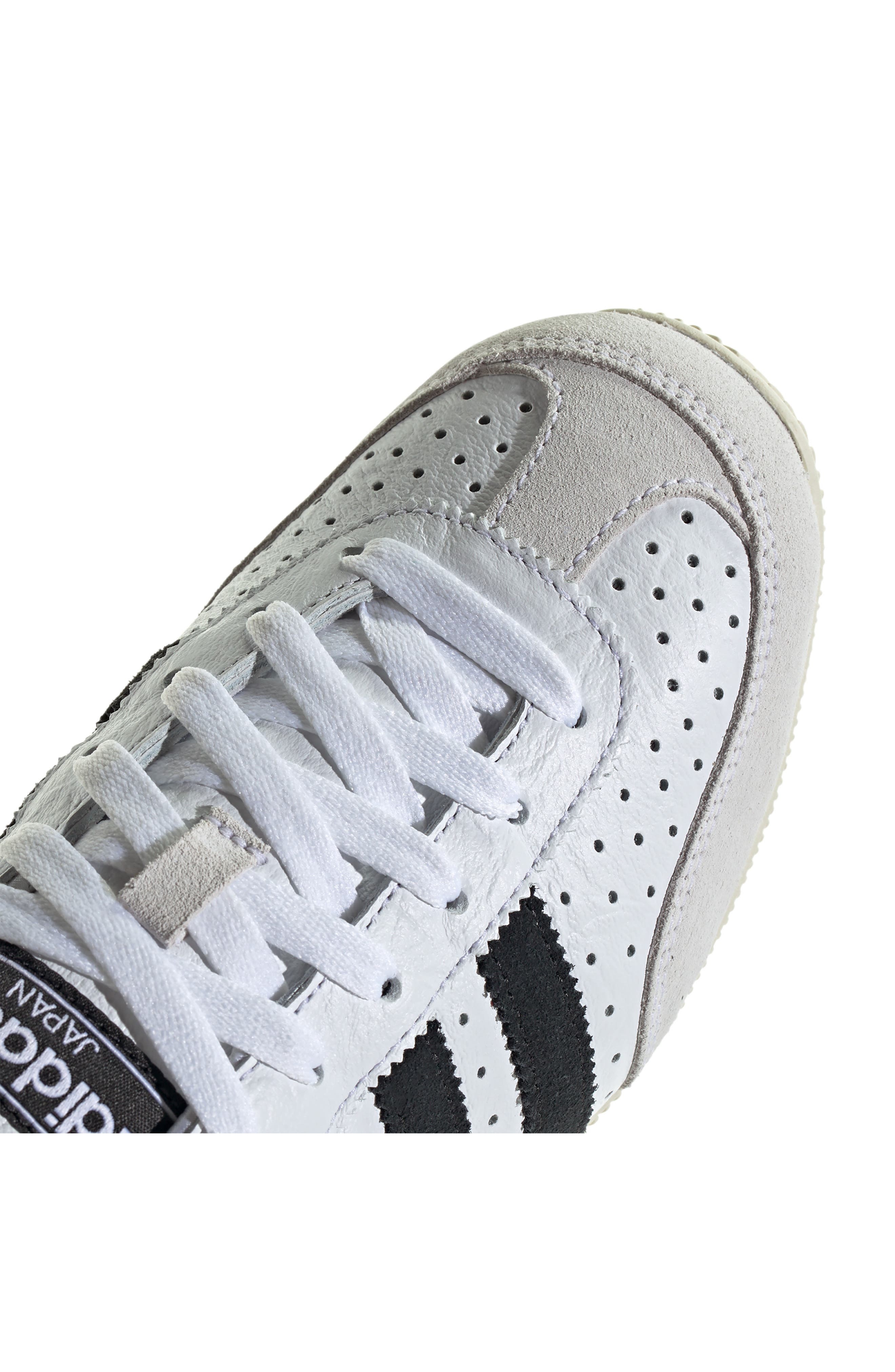 adidas Japan Low Top Sneaker in White/Core Black/Gold Met at Nordstrom - 8