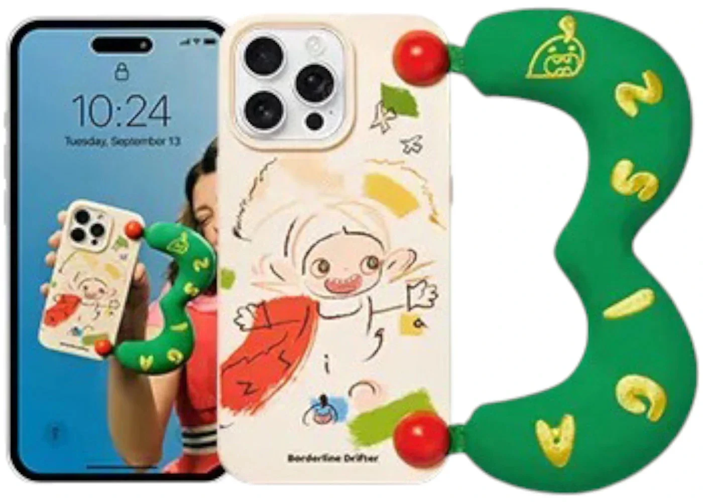 Pop Mart Zsiga Borderline Drifter Series iPhone 16 Pro Max Case - 1