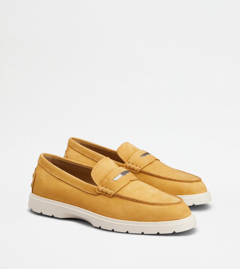 LOAFERS IN NUBUCK - YELLOW 2