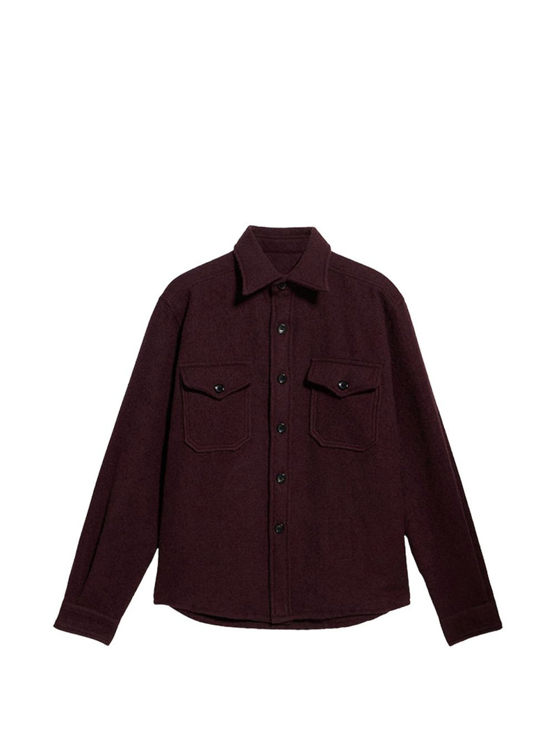 brushed pocket overshirt 1