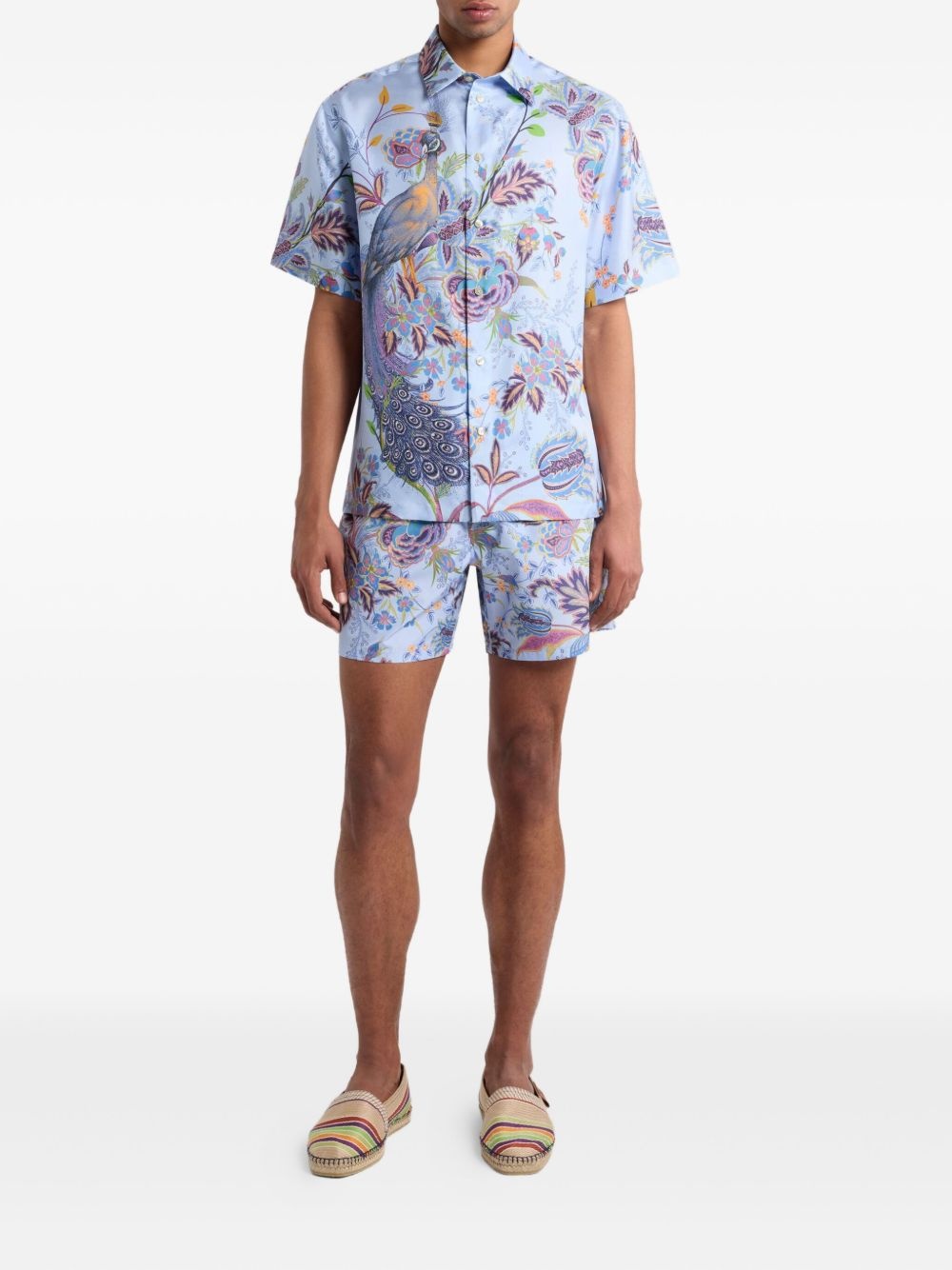 floral-print swim shorts - 2