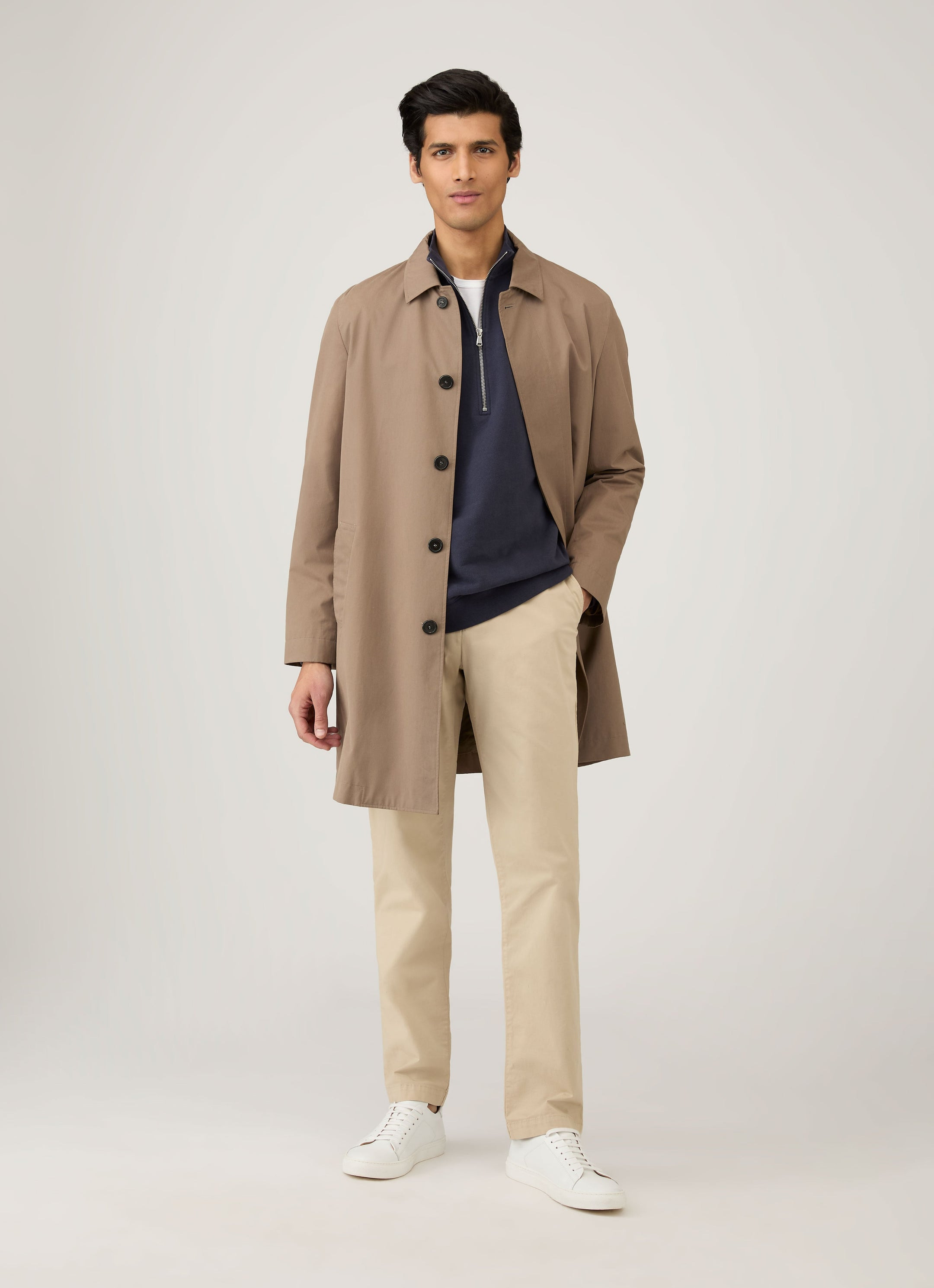 Half Zip Loopback Sweatshirt - 3