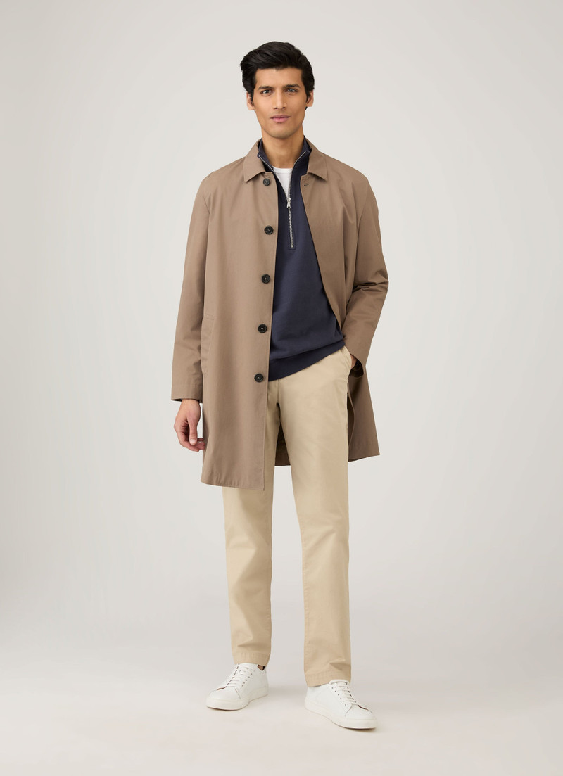 Sunspel Half Zip Loopback Sweatshirt outlook