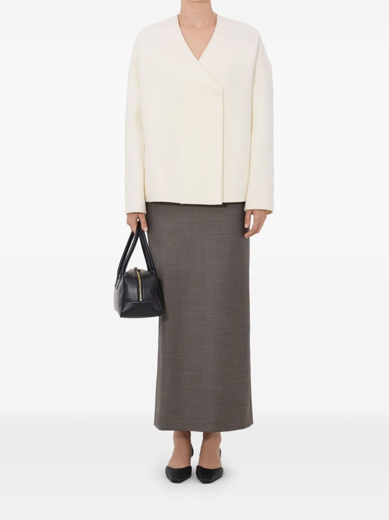 Loulou de Saison Maara asymmetric V-neck jacket outlook