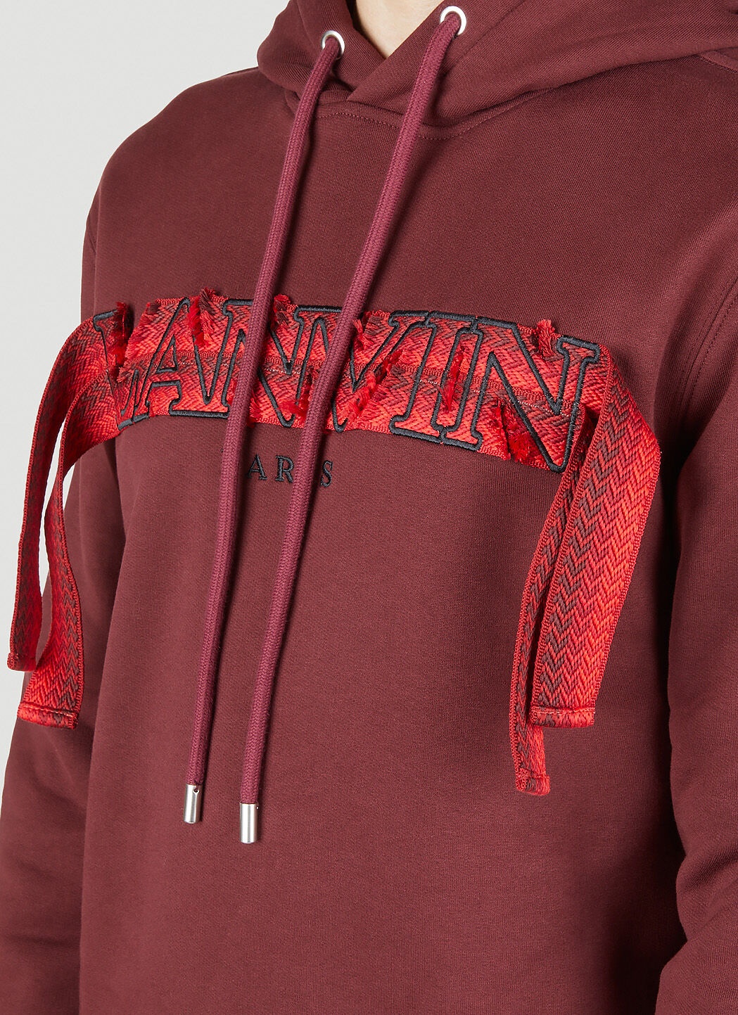 Embroidered Logo Hooded Sweatshirt - 5