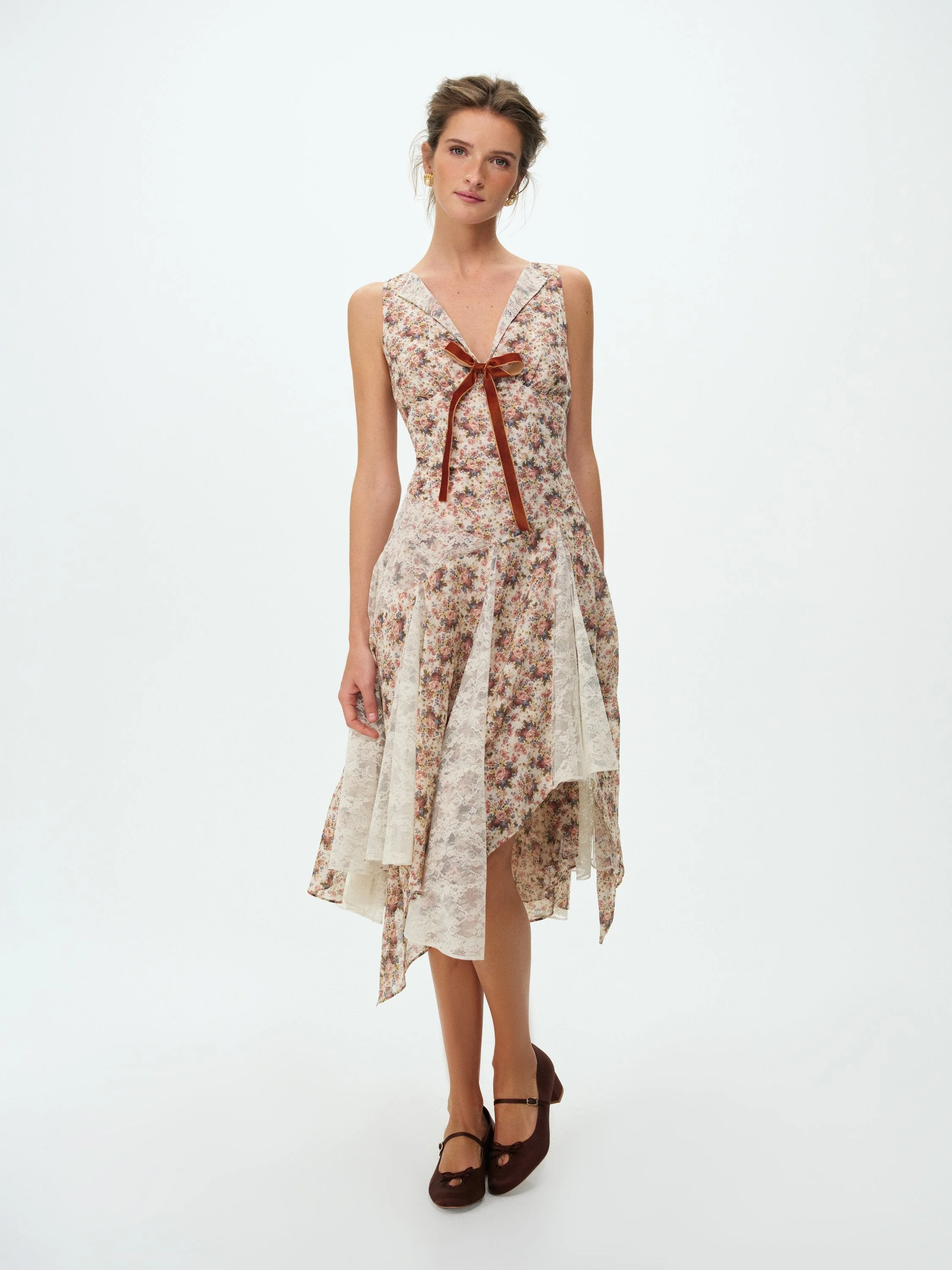 Betsy Floral Midi Dress - 1