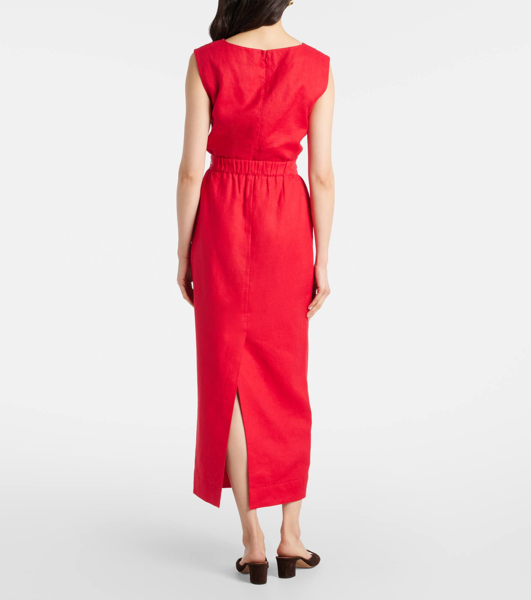 Bonnie linen pencil skirt - 3