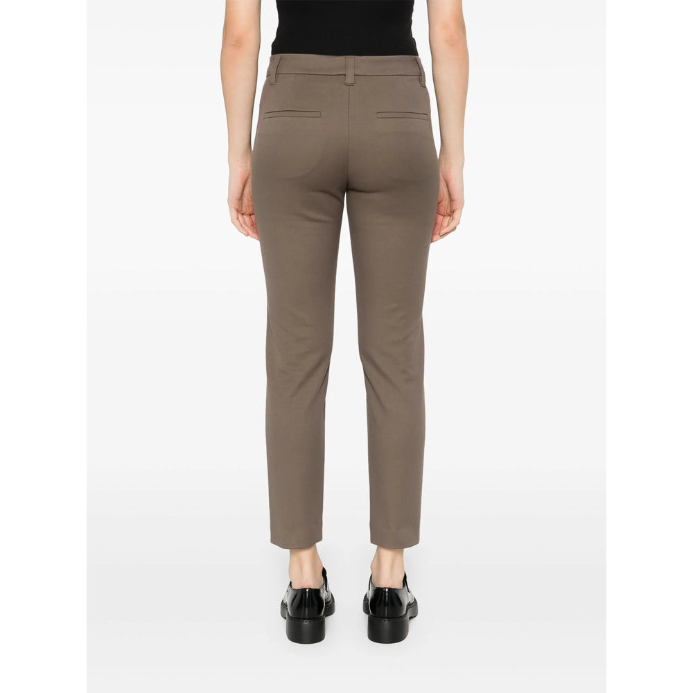 Brunello Cucinelli Green Trousers - Slim-Fit Trousers Women - 2