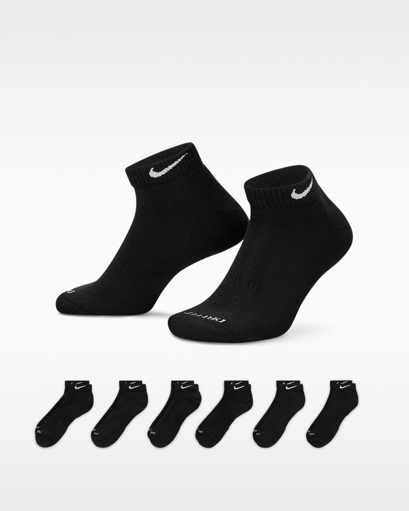 Nike Everyday Plus Cushioned Training Ankle Socks (6 Pairs) 1