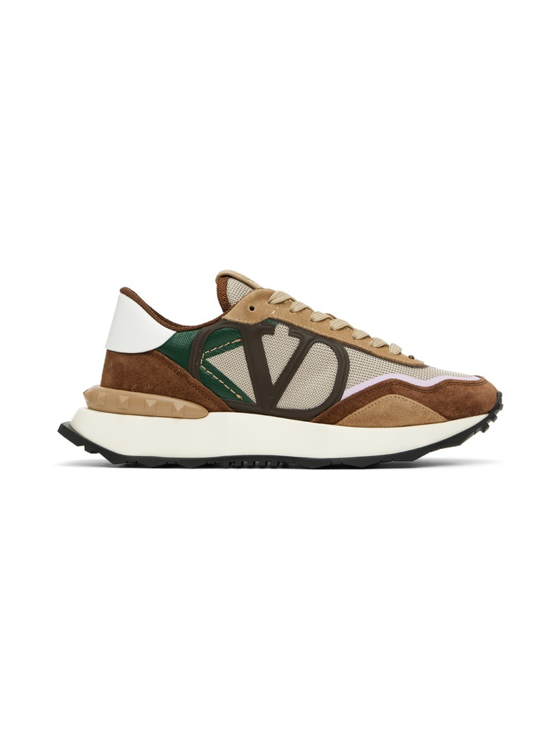 Brown Netrunner Sneakers - 1