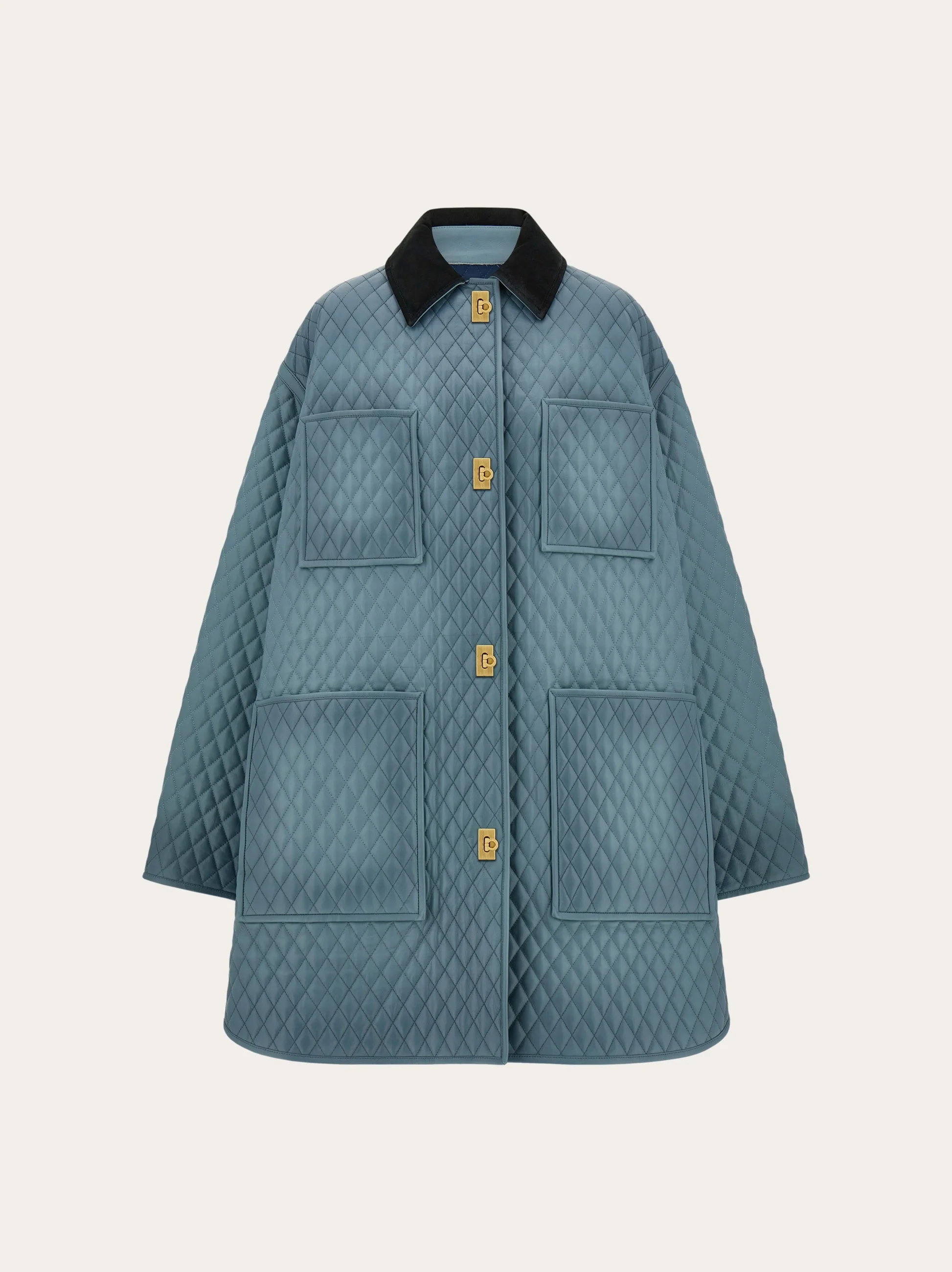 Quilted nappa blouson - 1