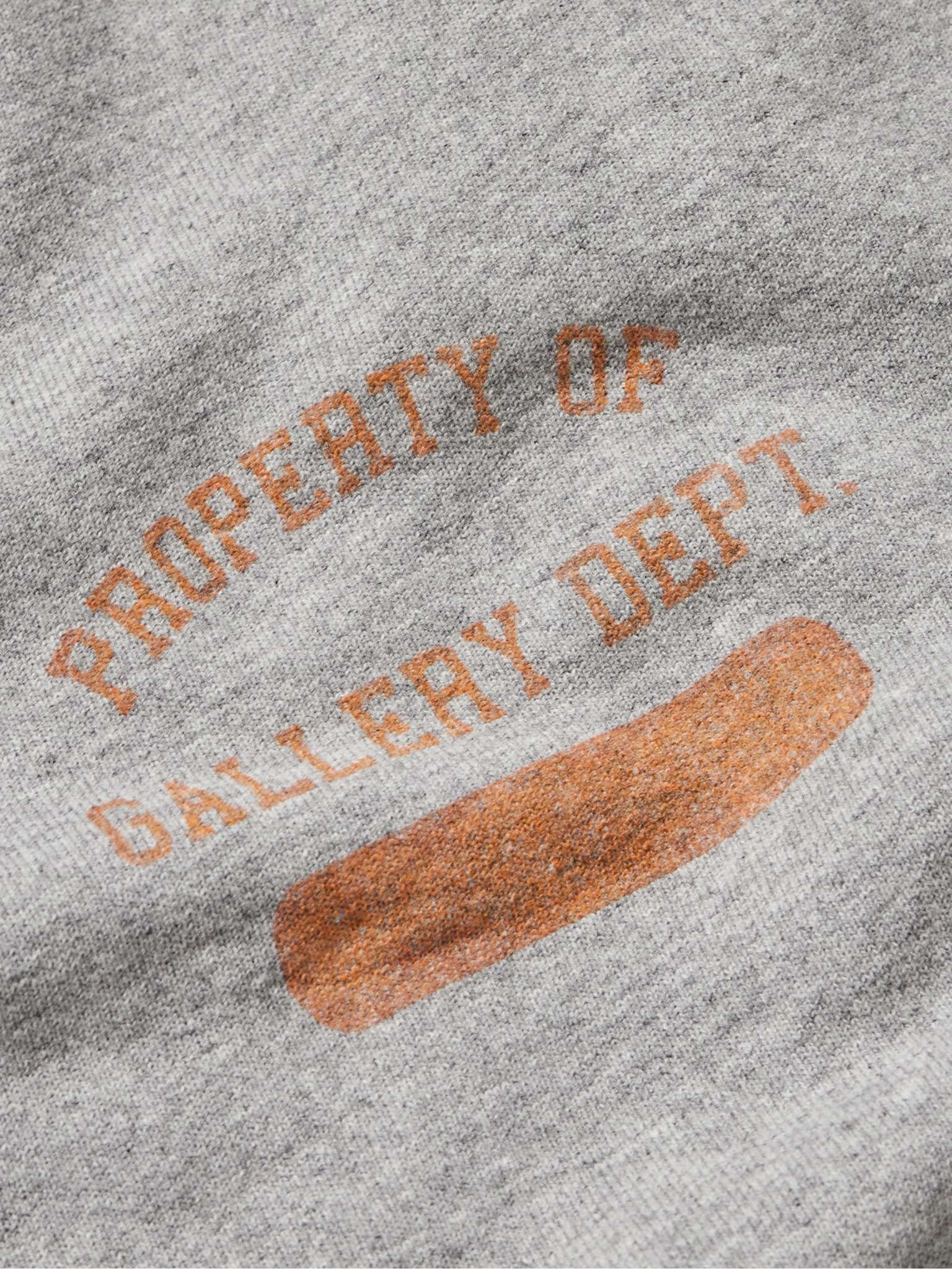Tapered Logo-Print Cotton-Jersey Sweatpants - 4