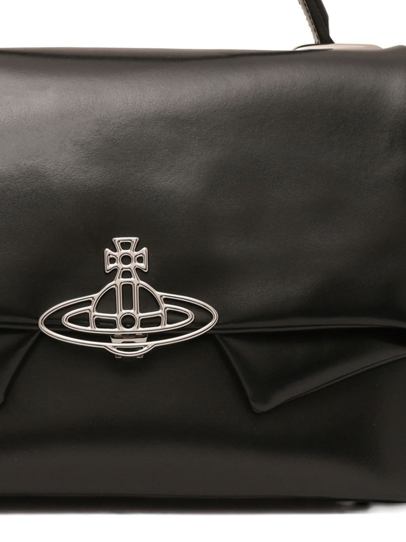 orb-embellished flap bag 4