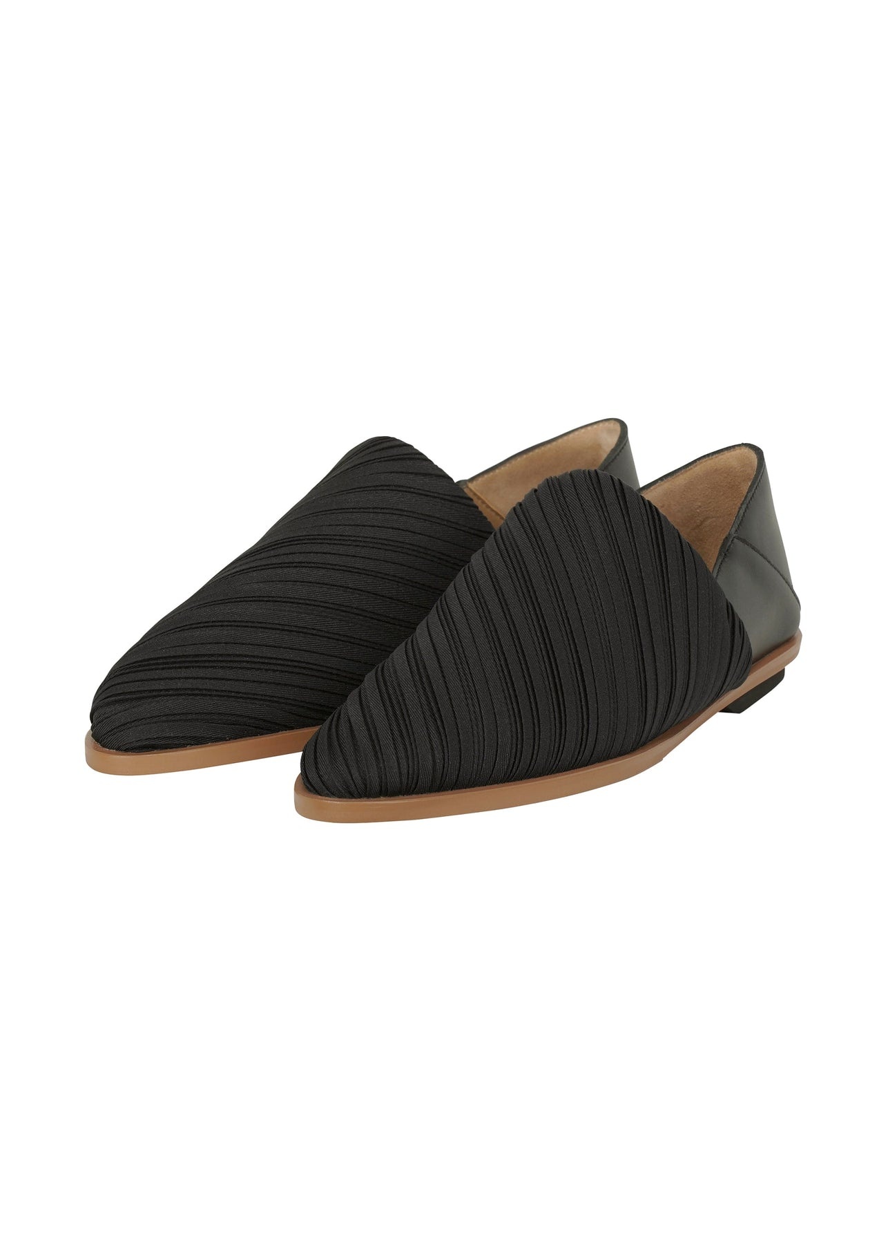 PLEATS SLIP-ON SHOES - 1