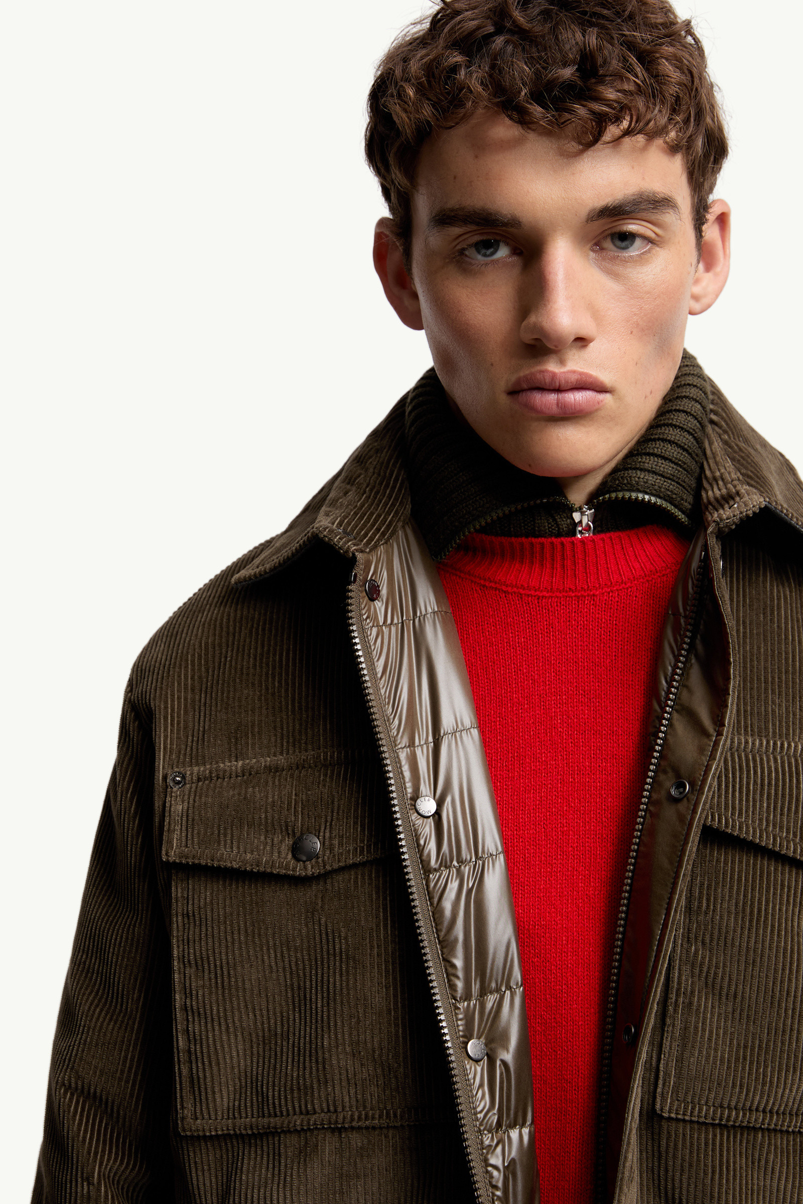 Ambroisie Corduroy Down Shirt Jacket - 6