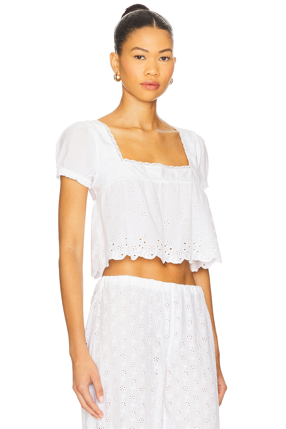 Princess Gauze Blouse in Daisy Eyelet - 2