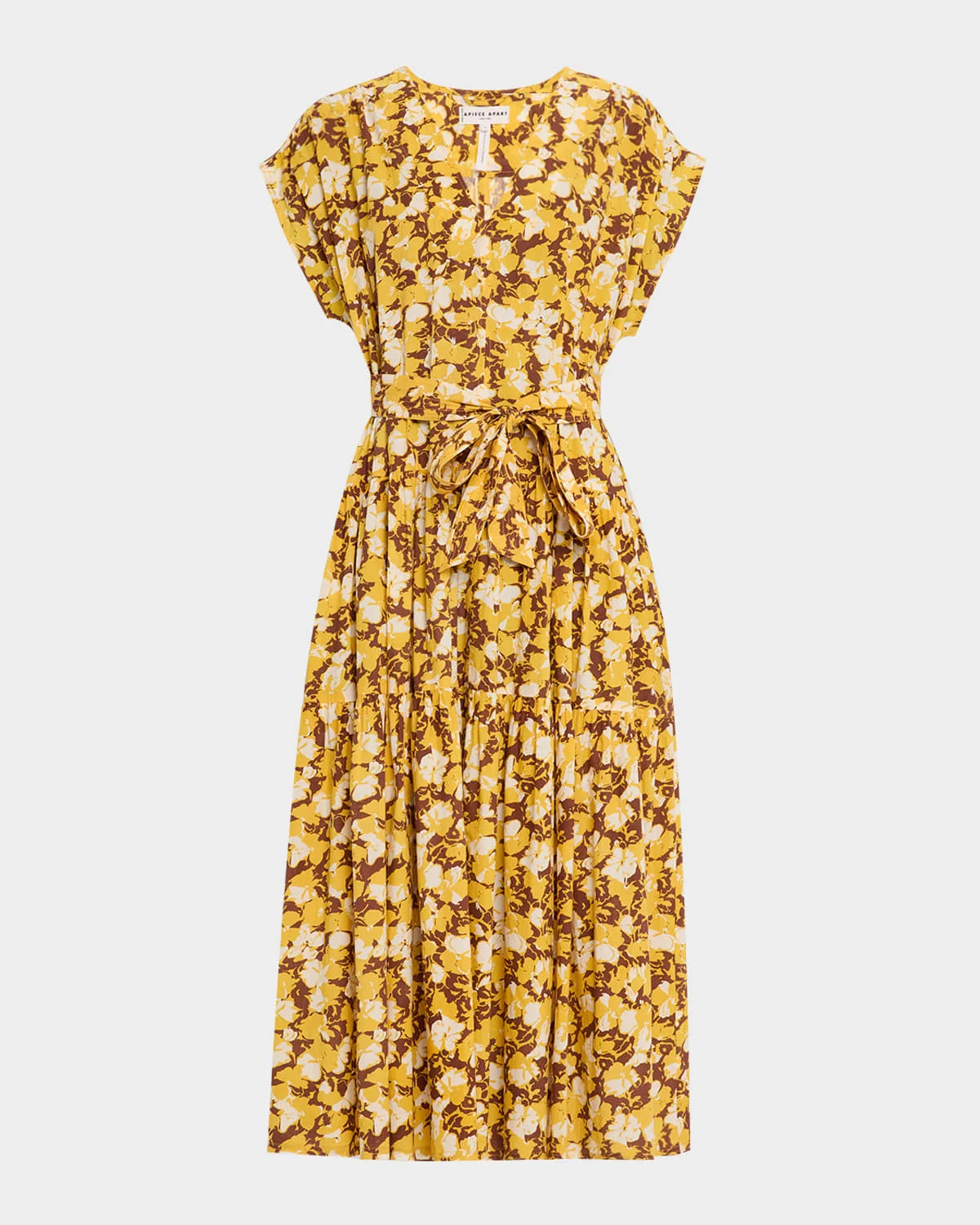 Agathe Tiered Organic Cotton Maxi Dress - 1
