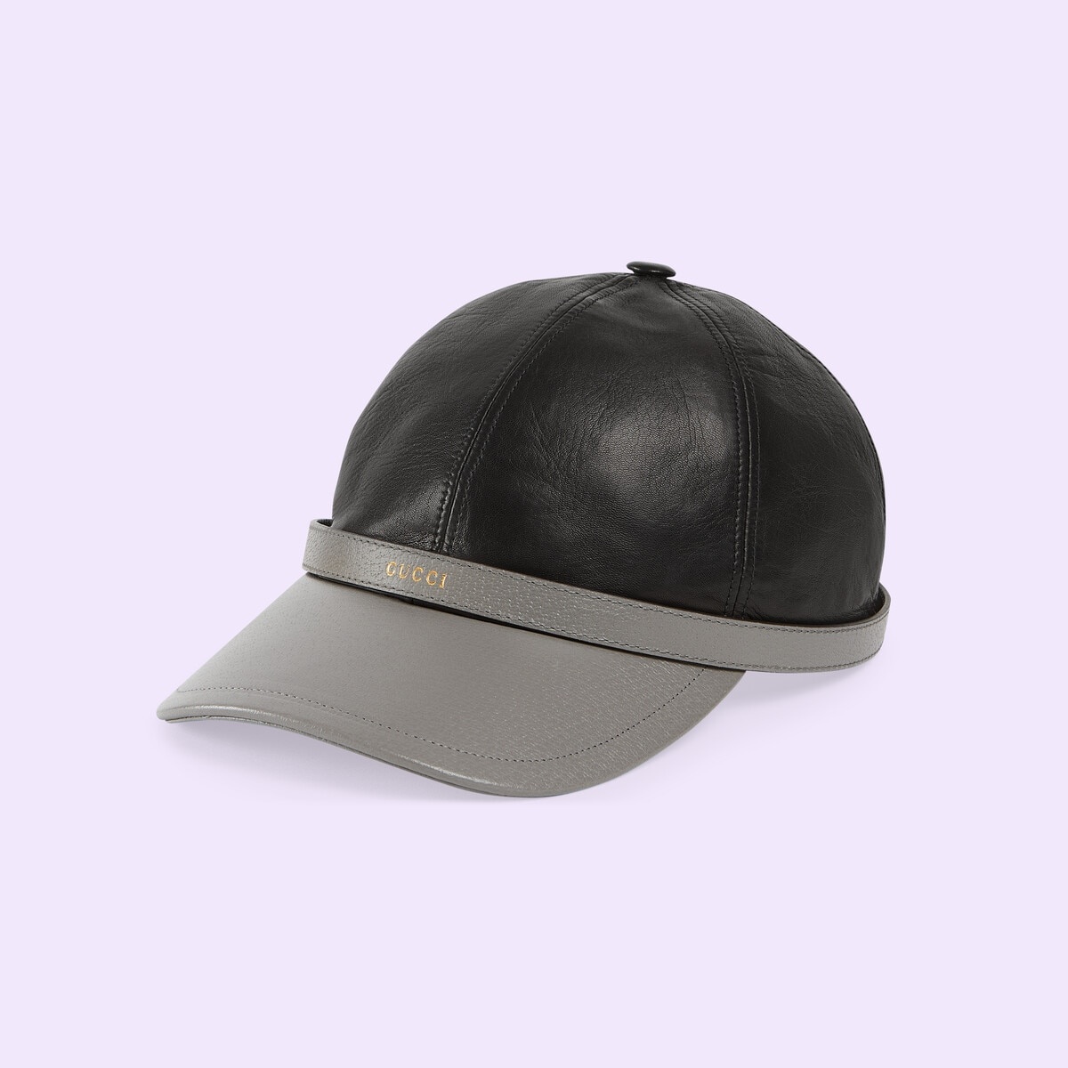 Leather baseball hat - 1