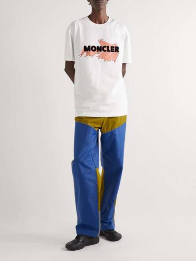 Moncler 2 Moncler 1952 Logo-Flocked Printed Cotton-Jersey T-Shirt outlook