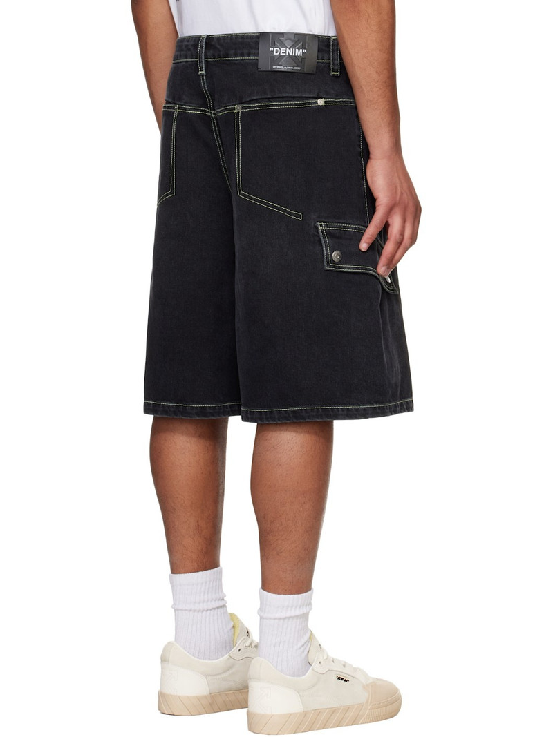 Off-White Off Denim Safari Cargo Shorts 3